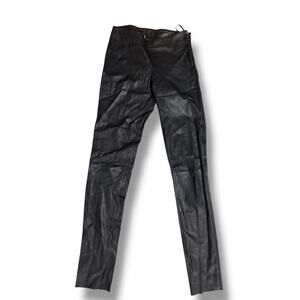 Oakwood Leather Pants, Size 36FR, Black L32 inch, US2-4